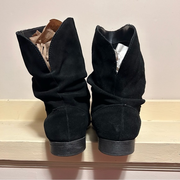 Sam&Libby Leather Suede Short Ankle Boots - Picture 8 of 11